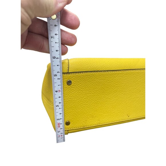 Kate Spade NY Womans Mustard Yellow Satchel Crossbody SKU 9526 - Picture 9 of 16